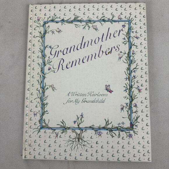 Grandmother Remembers: A Written Heirloom For My Grandchild Hardcover Book - Picture 1 of 7